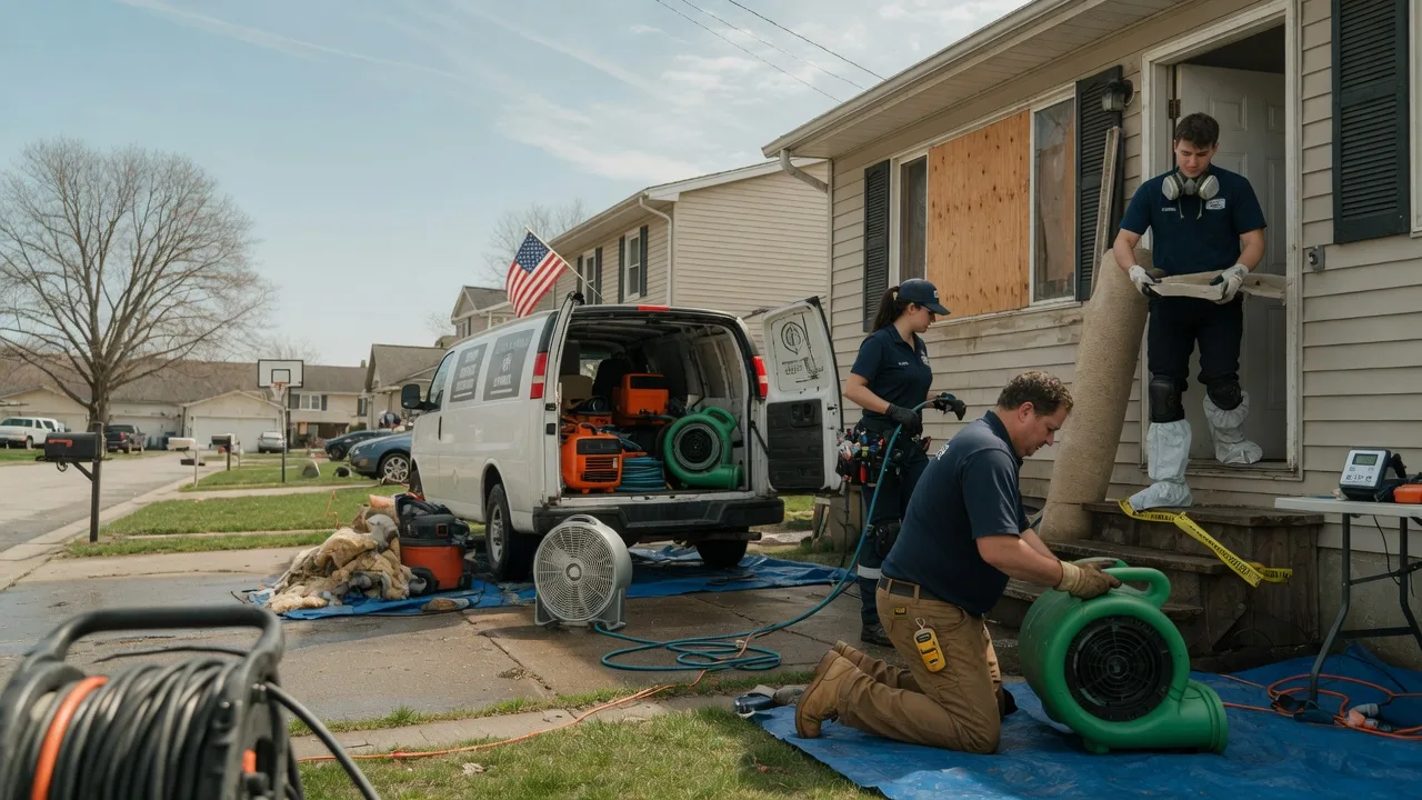Water Damage Restoration in Irving, IL near me
